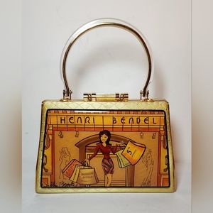 Henri bendel X Debbie Brooks yellow mini bag